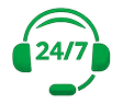 24/7 customer support icon